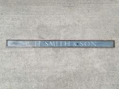 A W. H. Smith & Son acrylic sign