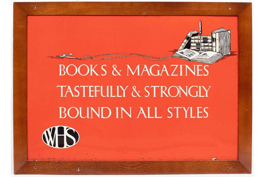 Two W. H. Smith enamel advertising signs - Image 4 of 6