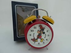 Großer Ruhla-Wecker "Mickey Mouse"