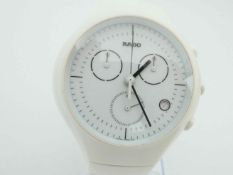 Rado "Diastar Ceramic" - Chronograph in Weiß