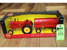 MF 44 Tractor w/Flarebox Wagon