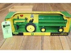 JD 430T Tractor w/Flarebox Wagon