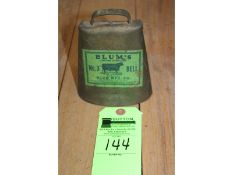 Blum's No. 3 Cow Bell