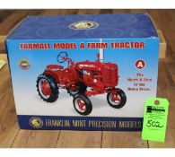 Farmall Mdl. A Franklin Mint Prec. Series Tractor