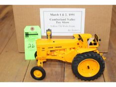 Yoders Yellow 730 Tractor, Dsl., WF - 1 Sm. Piece Damaged