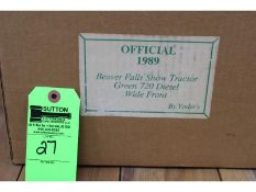 JD 720 Dsl. Tractor, WF, Needs Assembly - Official 1989 Beaver Falls Show Tractor