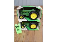 Set of 2 JD Custom Tractors - 80 Dsl & 820 - Both Shelf Models that have been redecaled
