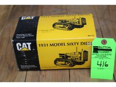CAT 1931 Mdl 60 Dsl. Crawler - 1/25th Scale - 60 Years of CAT