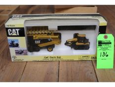 Cat Farm Set - Challenger 75E Tractor & Lexion 485 Combine - 1/64th Scale