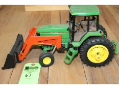 JD 7800 Tractor w/Loader, 3 Pt., QT - No Box