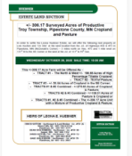 TR. #1, #2 & #3 Combined – The +/-306.17 Acre Unit with a Mixture of Productive Cropland & Pasture
