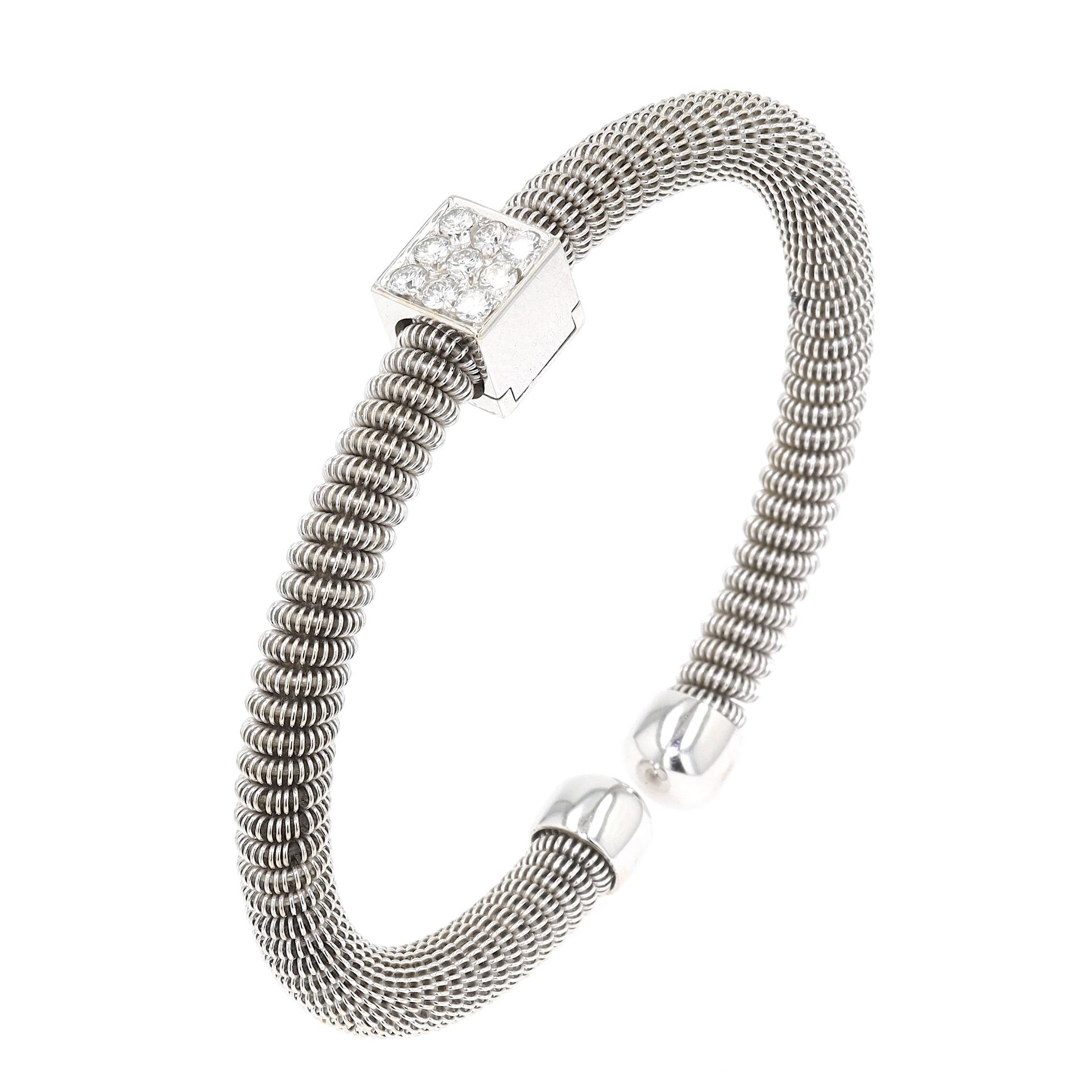 Armspange in 750er Gold mit Brillanten  - Bild 2 aus 7
