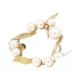 Brosche in 585er Gold mit Zuchtperlen  - Bild 2 aus 5