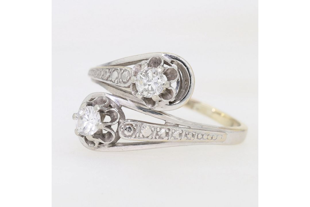 Ring in 585er Gold mit Brillanten - Bild 2 aus 6