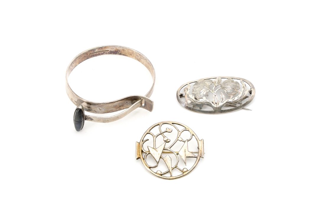 3 Teile Silberschmuck - Bild 1 aus 2