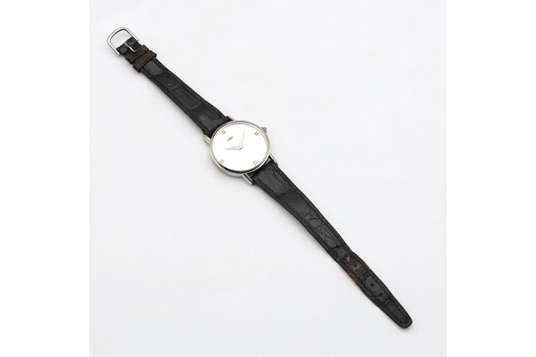 Armbanduhr von Ciro, Stahl mit Lederband  - Bild 5 aus 5