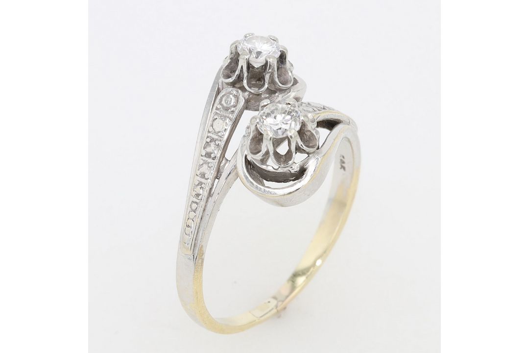 Ring in 585er Gold mit Brillanten - Bild 6 aus 6