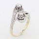 Ring in 585er Gold mit Brillanten - Bild 6 aus 6