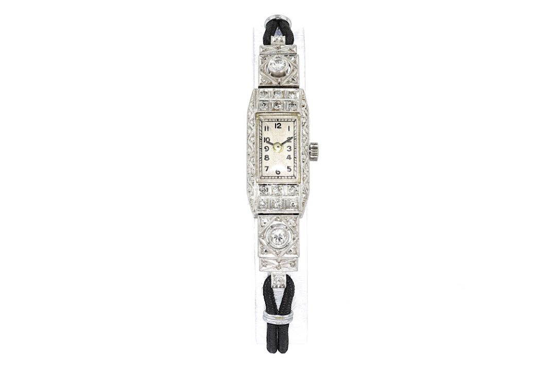 Armbanduhr 585 Gold mit Diamanten  - Bild 1 aus 5