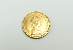 A 1974 Queen Elizabeth II full sovereign, 8g gross