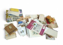 A large collection of various stamps, compiled in