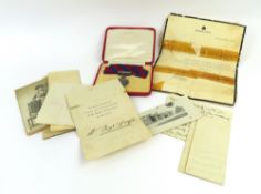 A George V long and faithful service medal, with t