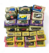 A collection of Matchbox and other miniature vehicles