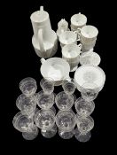 A Rosenthal coffee set together with a quantity of