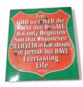 An enamel sign by A. McLay & Co. Ltd. of Cardiff w