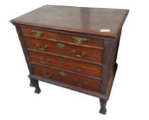 A 19th century mahogany