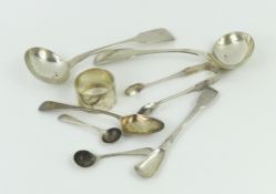 A small collection of silverware