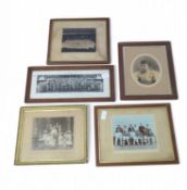 A framed black and white photograph of the Royal C