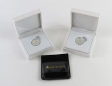 Queen Elizabeth II 2019 silver proof sovereign, in case