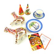 Five boxed Wedgwood Bizarre ceramics celebrating C