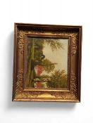 A Continental oil on canvas, possibly German, of a