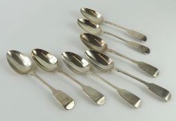 Seven silver spoons