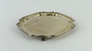 A silver salver