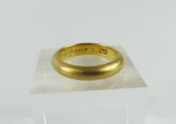 A post medieval posy ring, probably 18th century,
