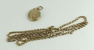 A fancy link chain, possibly originally part of a