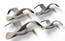 A harlequin set of four Beswick wall mounted