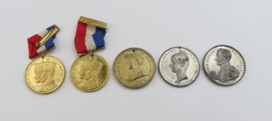 A commemorative Victorian Diamond Jubilee medal of 1897