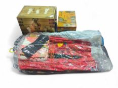 A group of Chinese items including a Chinese gold