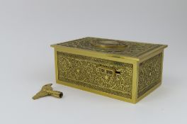 A German style brass singing bird automaton