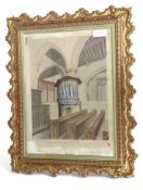 Early 19th century British coloured lithograph of