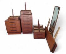 A collection of mid-century style furniture