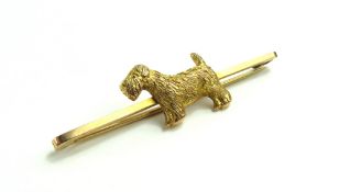 A late 19th or early 20th century bar brooch, with