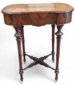 A Victorian sewing table