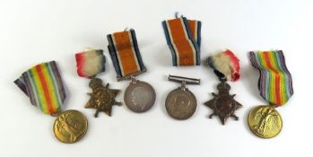 A selection of British Military medals of the Great War