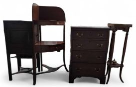 A collection of antique furniture