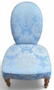 A Louis XVI style slipper chair
